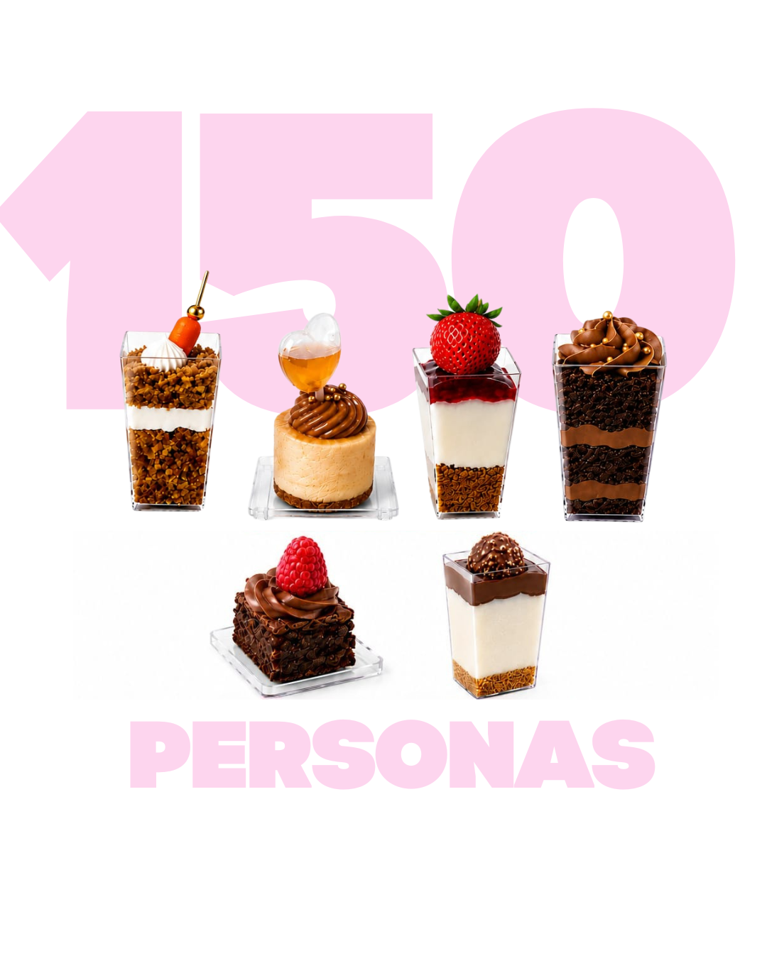 Mesa de Postres para 150 Personas