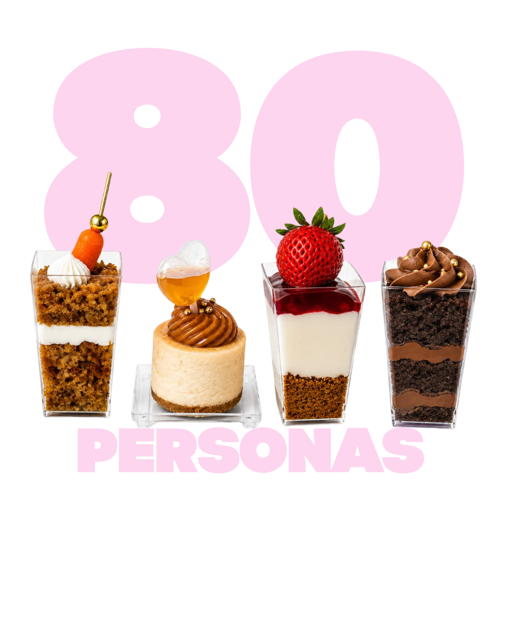 Mesa de Postres para 80 personas