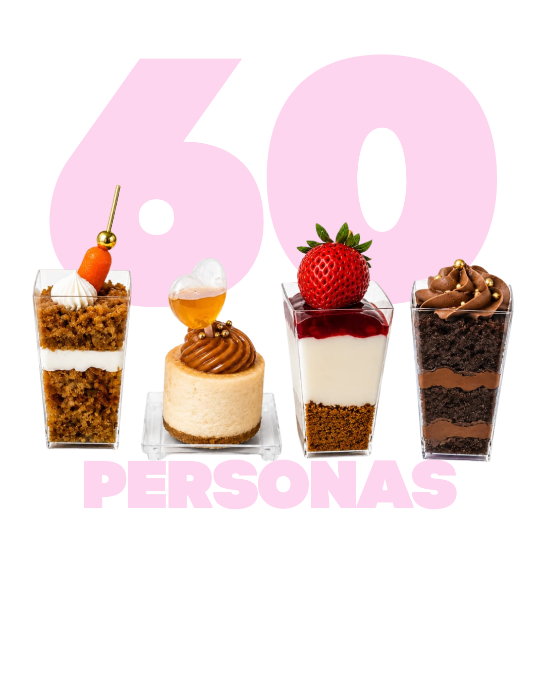 Mesa de Postres para 60 Personas