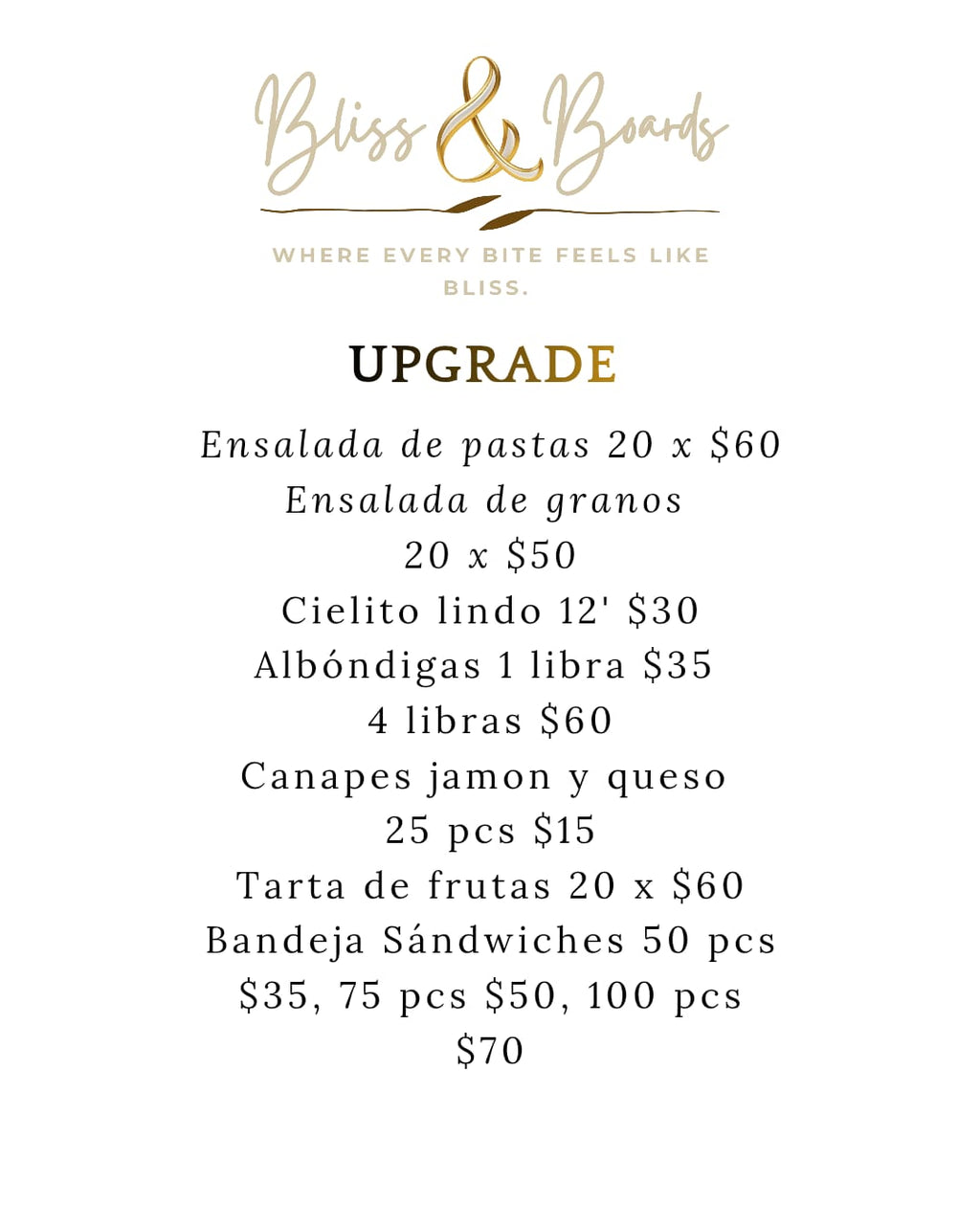 Upgrades para tu Mesa de Charcuteria