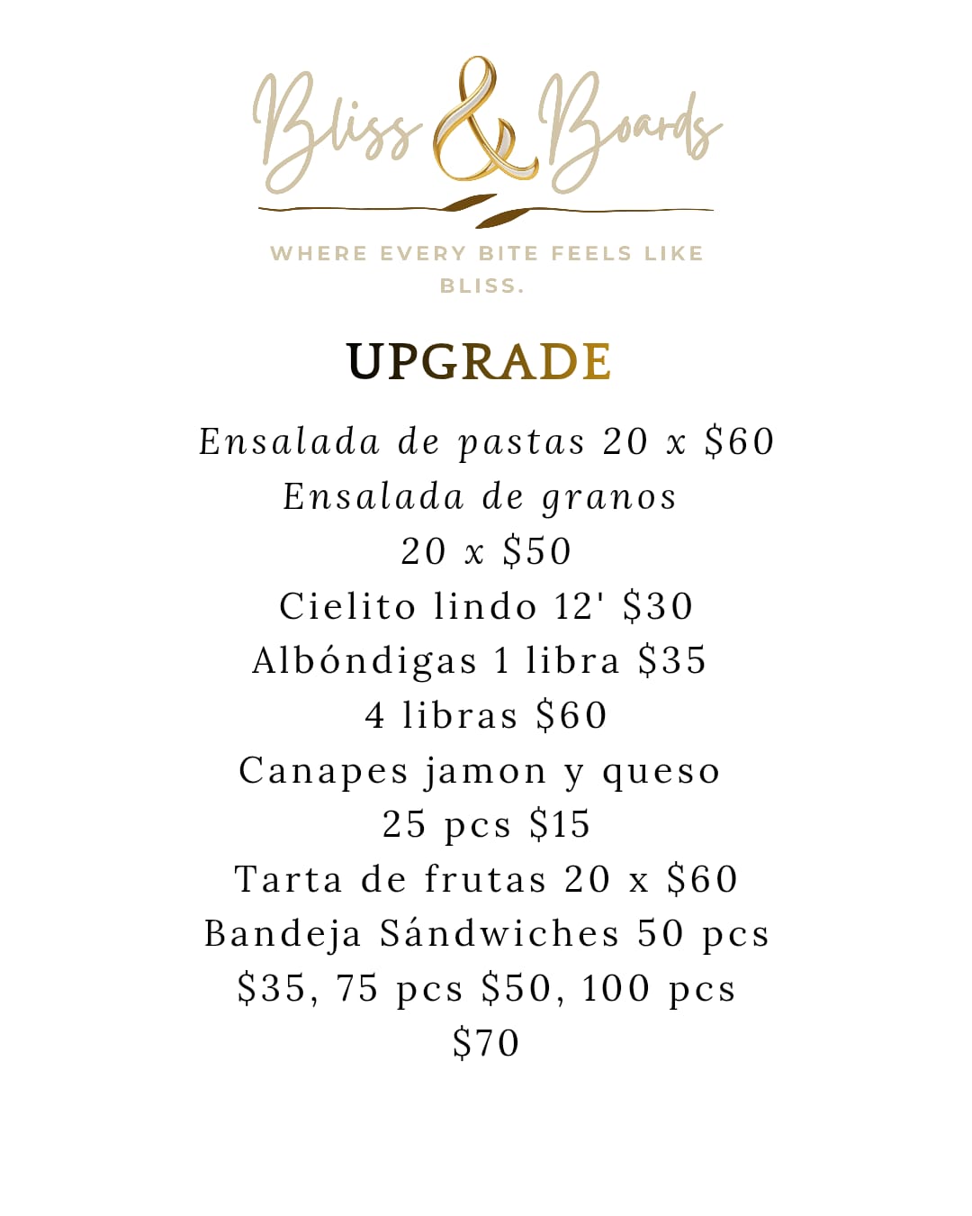 Upgrades para tu Mesa de Charcuteria